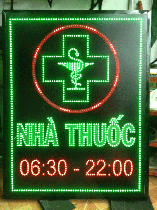 Thi công biển hiệu quầy thuốc tây