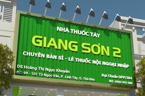 Thiết kế biển hiệu quầy thuốc tây