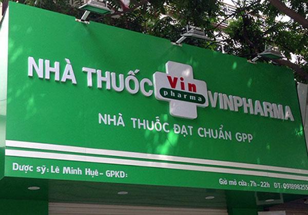 Thiết kế biển hiệu quầy thuốc tây