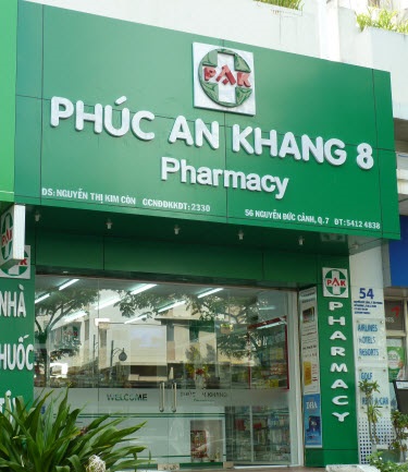 Thiết kế biển hiệu quầy thuốc tây