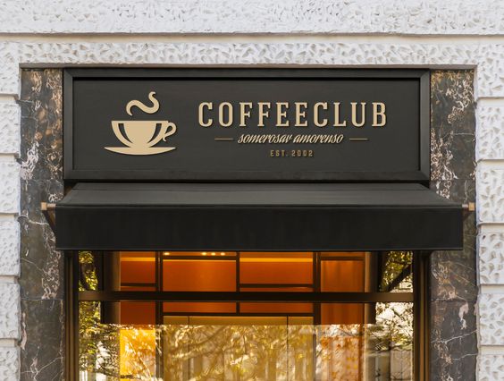 Thiết kế bảng hiệu đẹp cho quán cafe