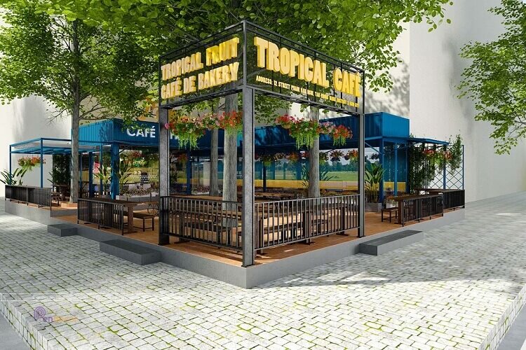Thiết kế bảng hiệu đẹp cho quán cafe