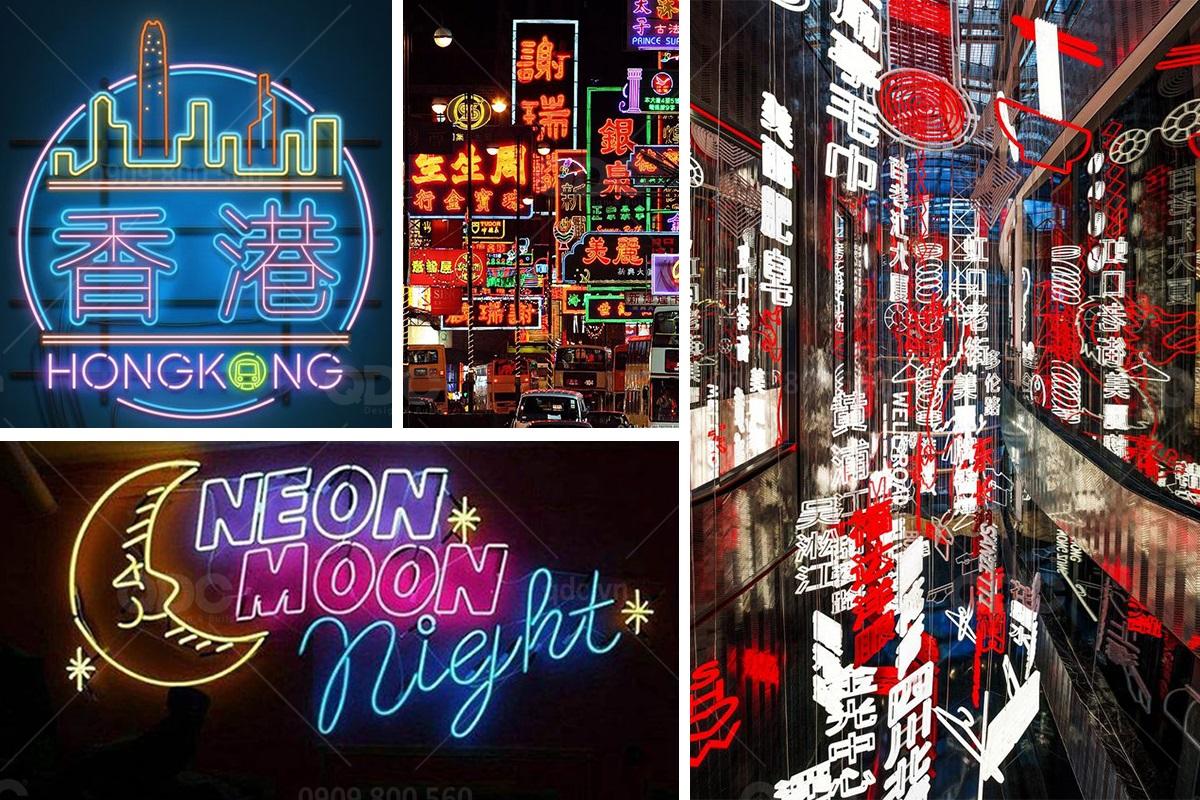 Thiết kế bảng hiệu đèn neon