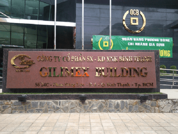 Bảng hiệu công ty bằng đá