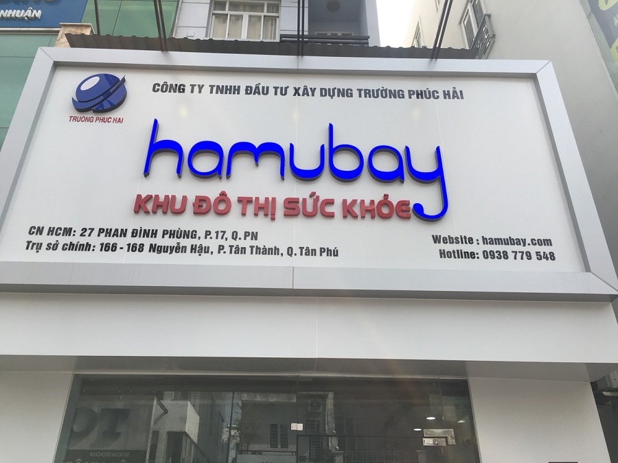 Thiết kế bảng hiệu công ty bằng đá