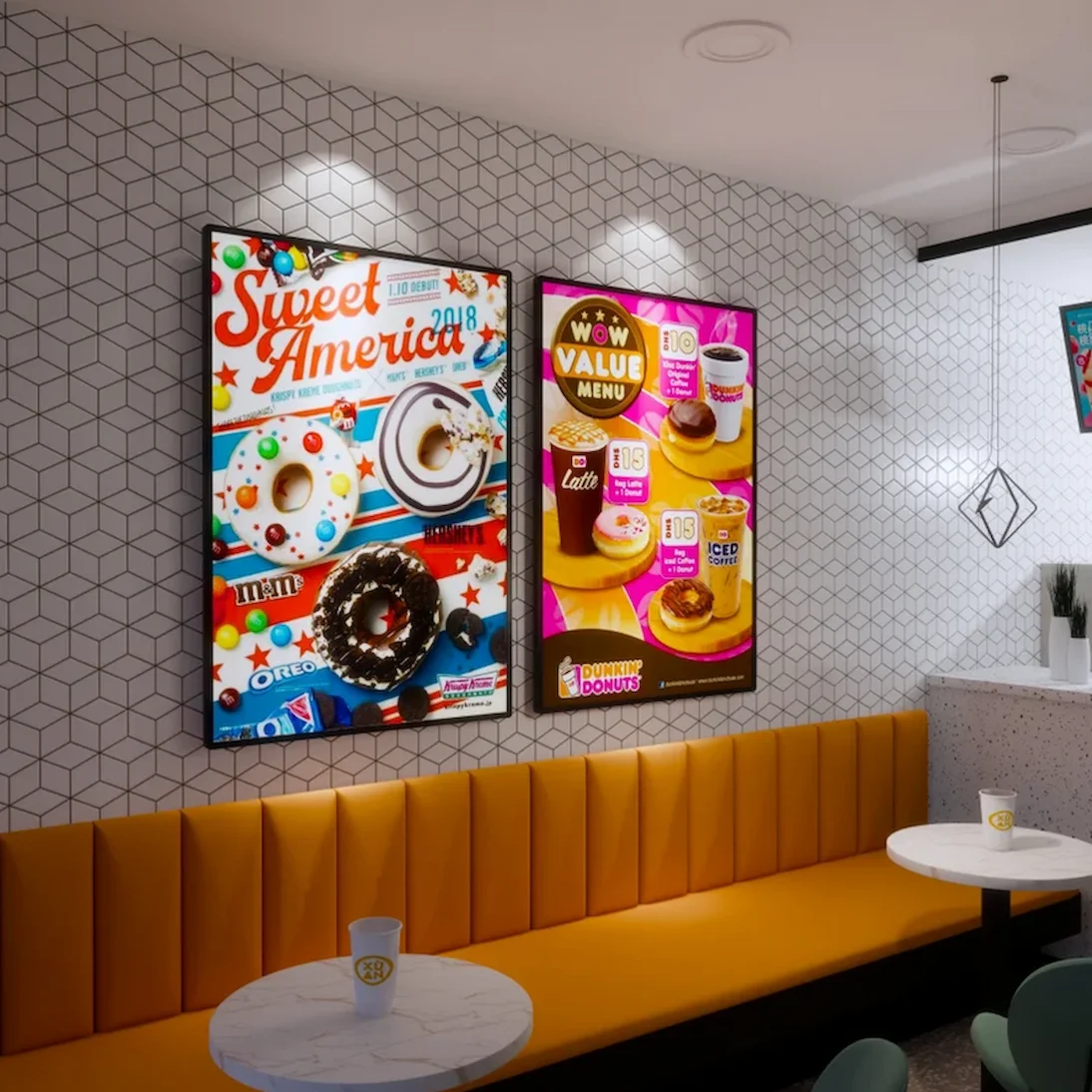 Thiết kế bảng menu LED