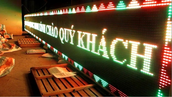 Thi công biển LED điện tử