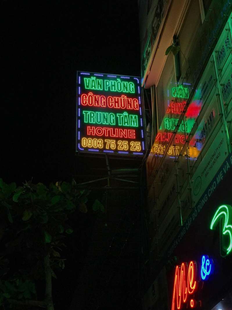 Bảng Quảng Cáo LED Nhấp Nháy