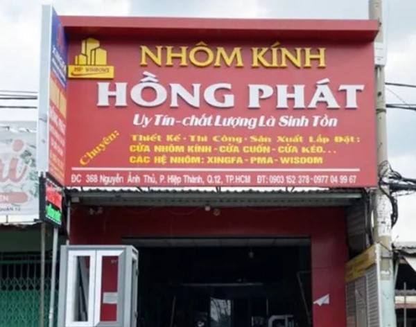 Biển Quảng Cáo Nhôm Kính