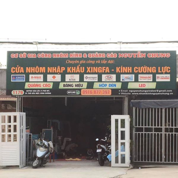 Biển Quảng Cáo Nhôm Kính