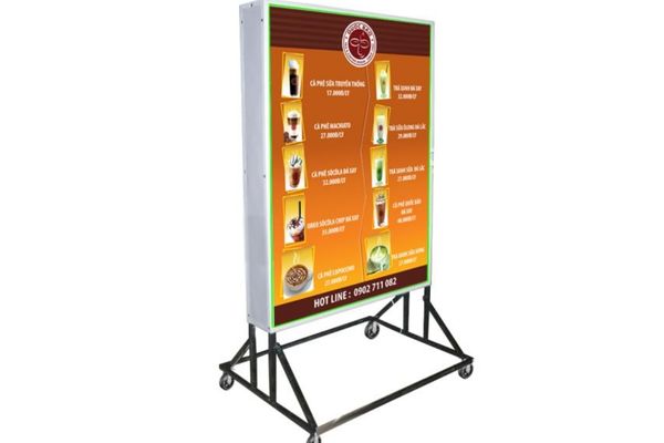 Thi Công Bảng Hiệu Hộp Đèn Đứng