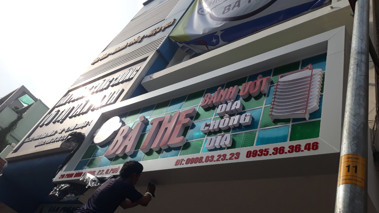 Thi Công Biển Hiệu Chữ Nổi