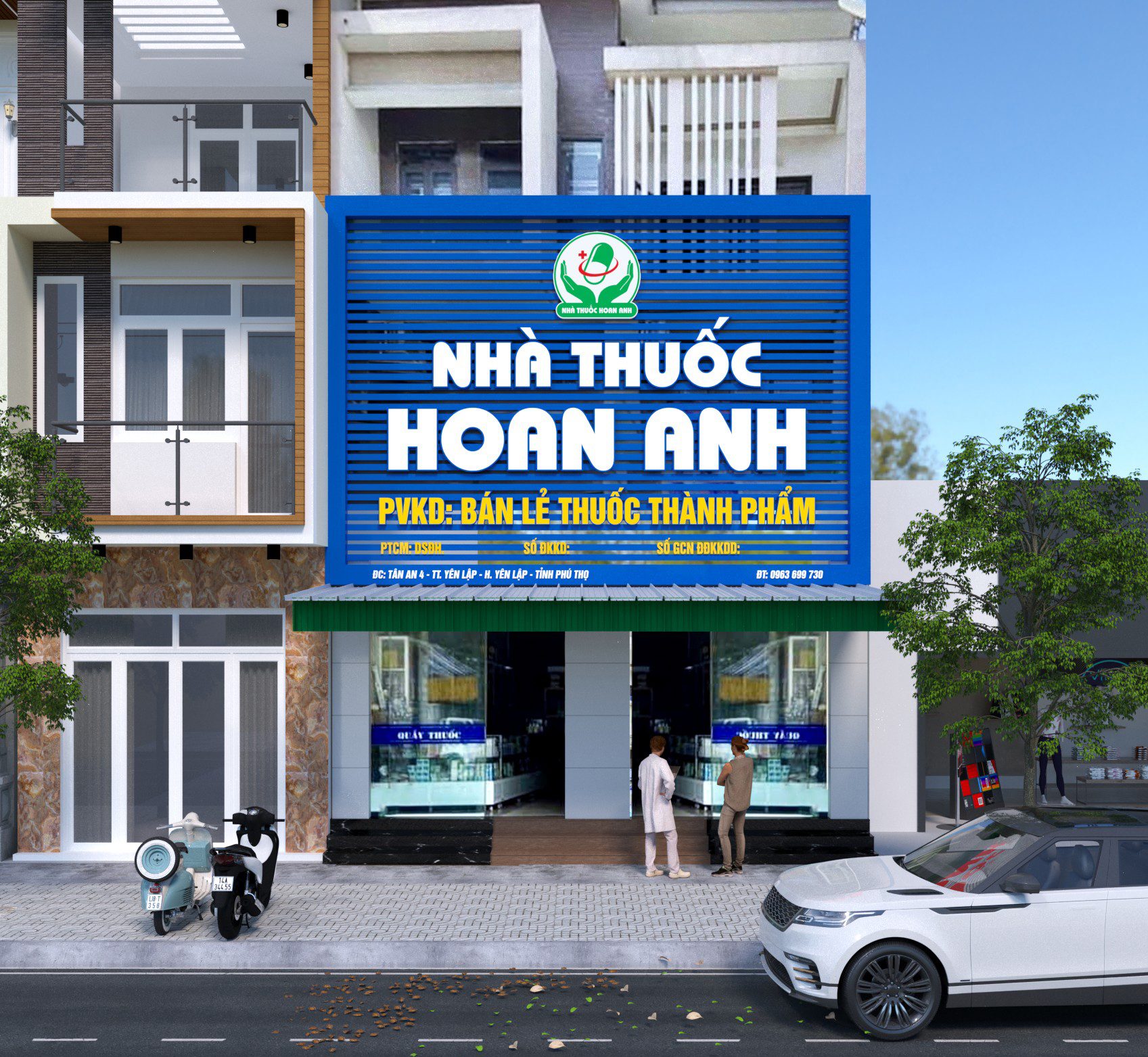 Thi Công Bảng Hiệu Nhà Thuốc