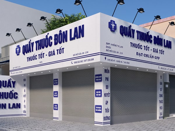 Thi Công Bảng Hiệu Nhà Thuốc
