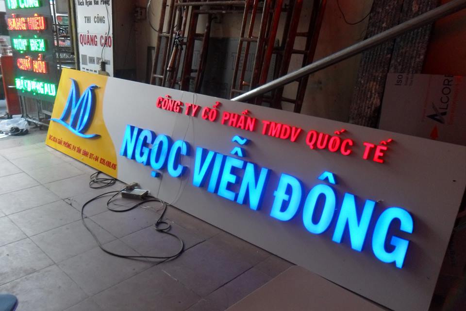 Thiết Kế Biển Hiệu Chữ Nổi