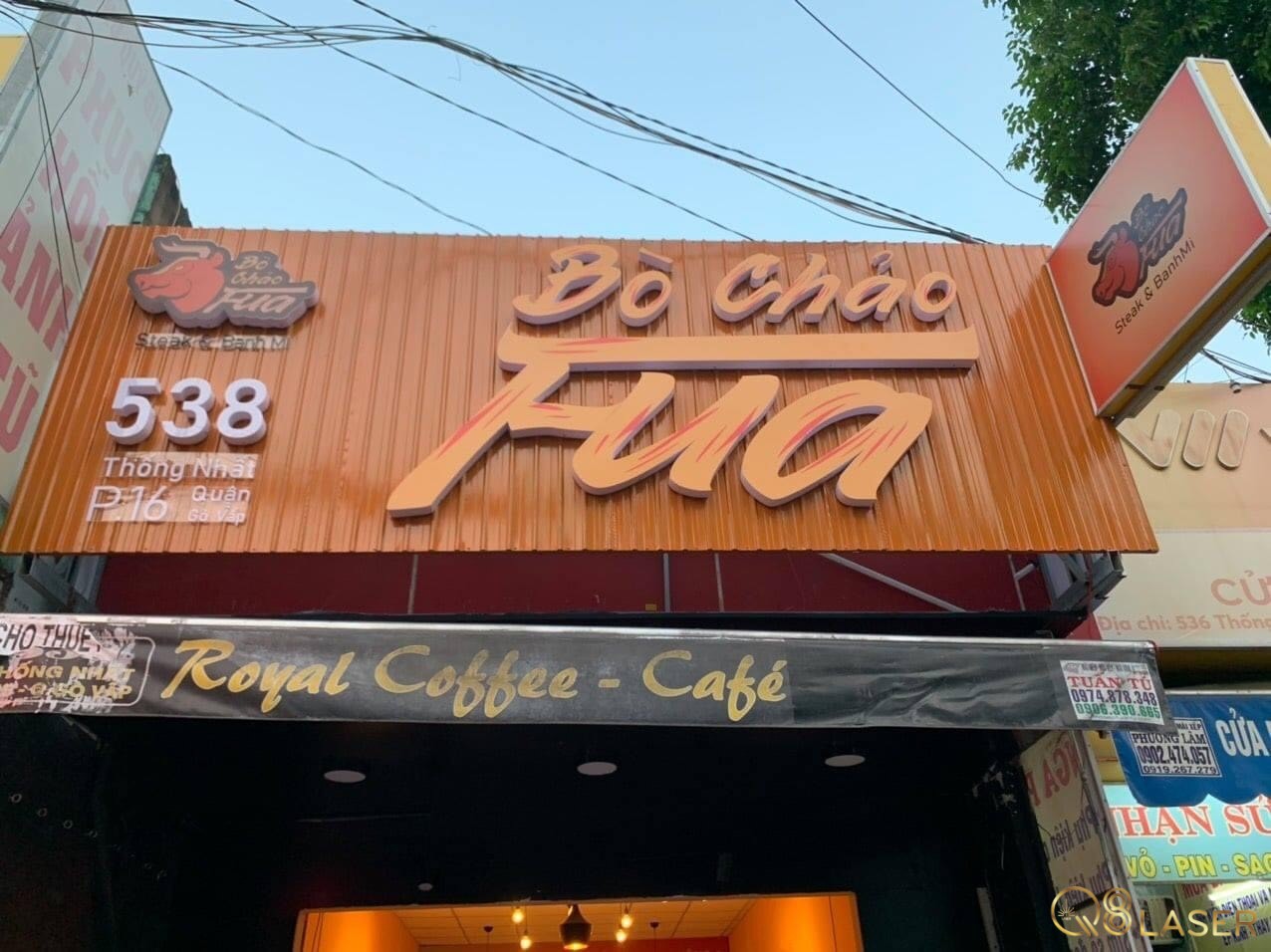 Thi Công Bảng Hiệu Tôn Chữ Nổi