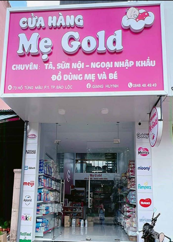 Thiết Kế Bảng Hiệu Shop Sữa