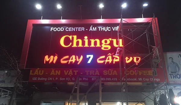Thi Công Biển Quảng Cáo Mì Cay