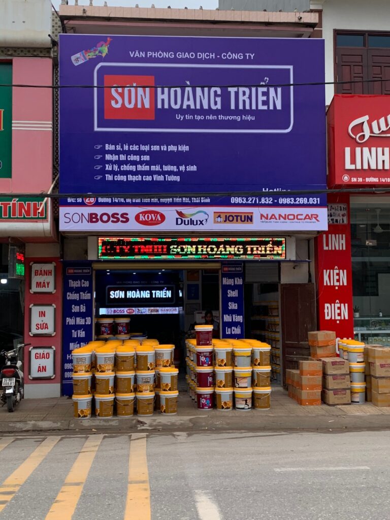 Thi Công Bảng Hiệu Sơn