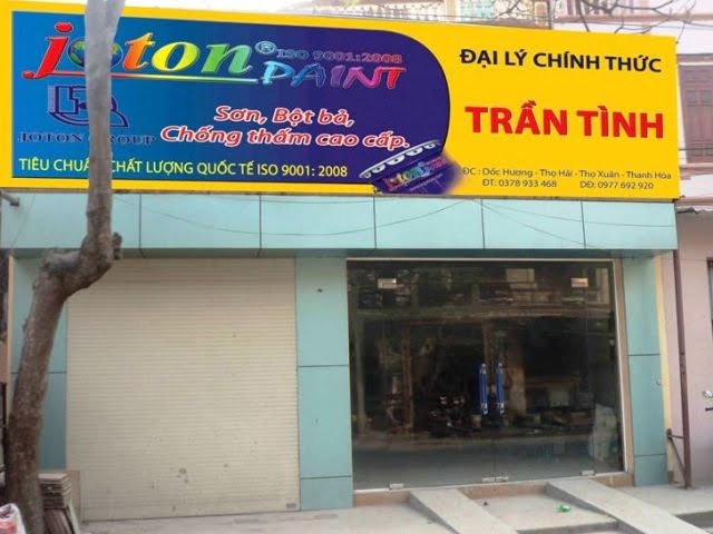 Thiết Kế Bảng Hiệu Sơn
