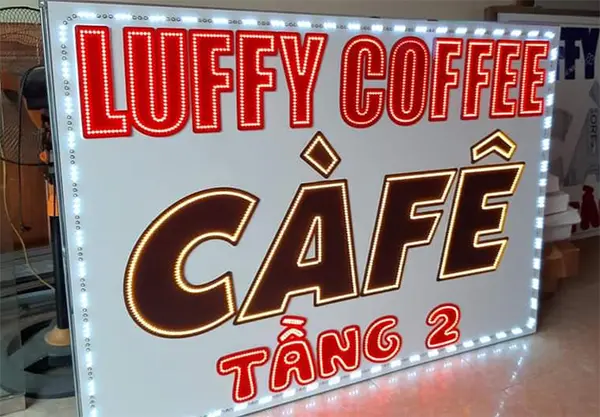Thiết Kế Biển Vẫy Cafe