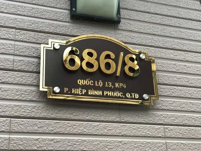 Thi Công Bảng Số Nhà
